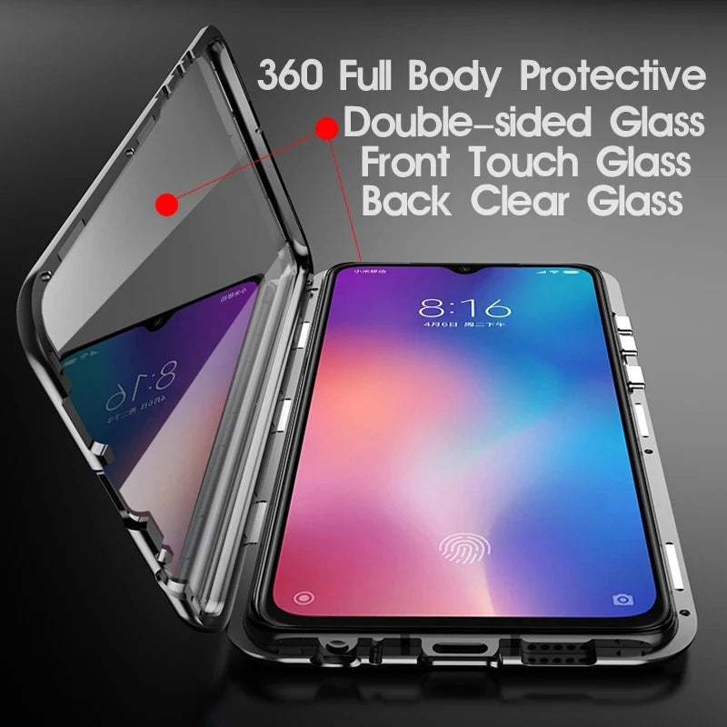 MagnaShield 360° Glass Case for Redmi & Xiaomi