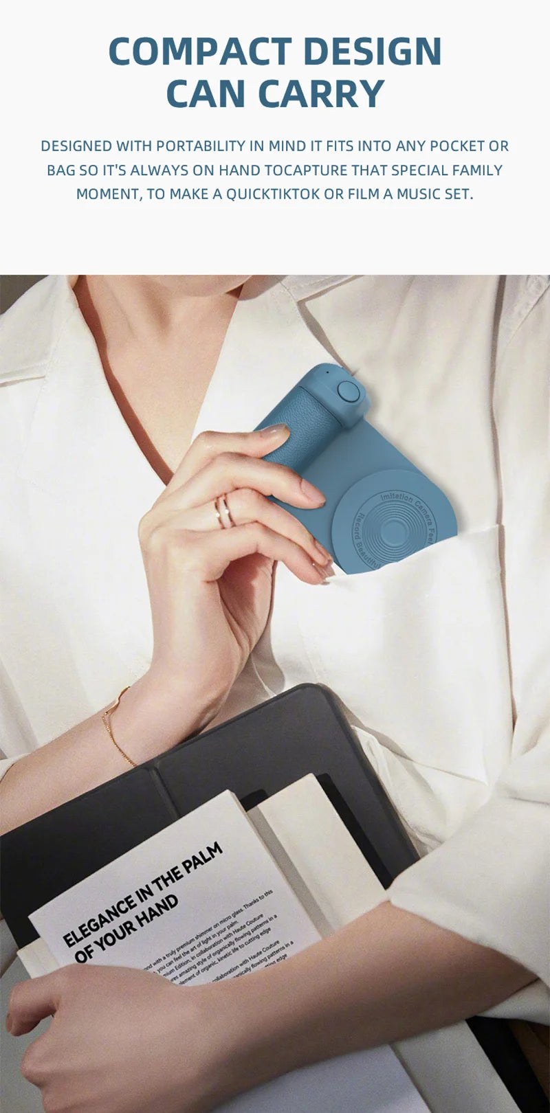 SnapGrip Bluetooth Cellphone Handle