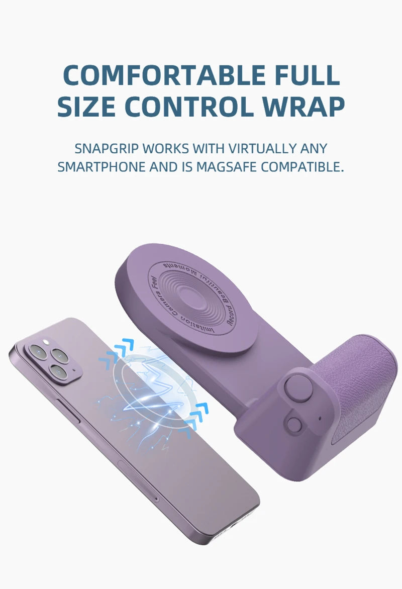 SnapGrip Bluetooth Cellphone Handle