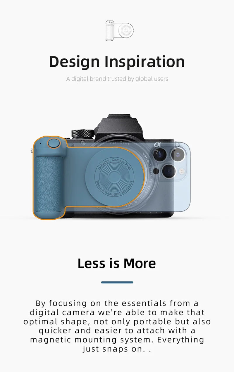 SnapGrip Bluetooth Cellphone Handle