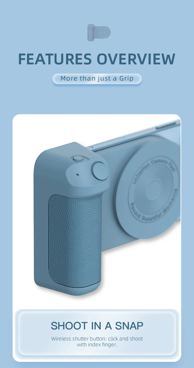 SnapGrip Bluetooth Cellphone Handle